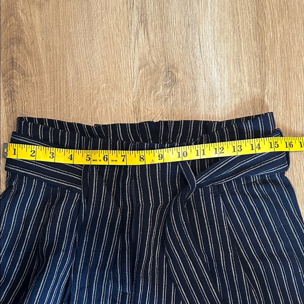 Point Sur Navy Striped Wide Leg Women's Pants size 4 - Picture 10 of 11